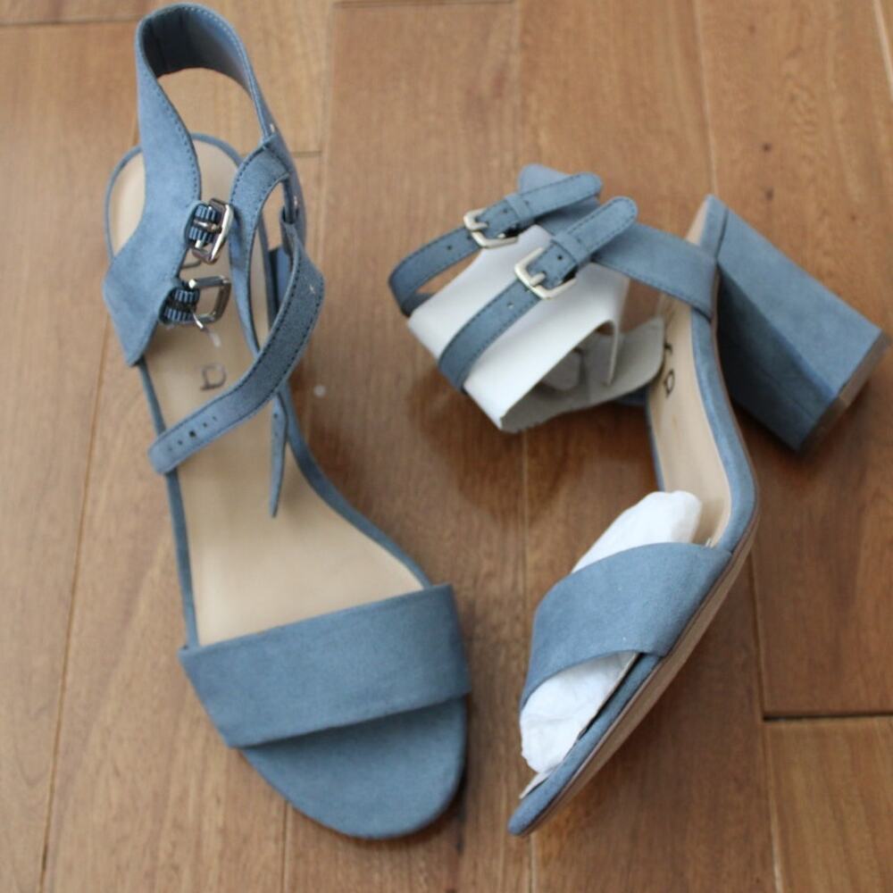 New Unisa Unreiaa Chunky Heel Strappy Sandal‎ Shoes Blue 9